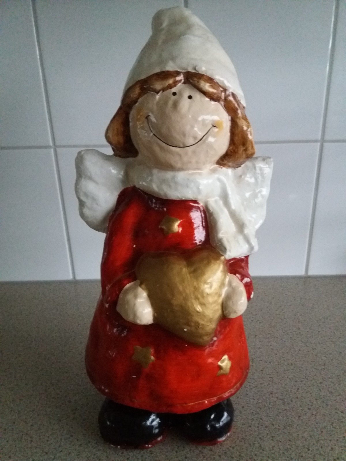 Mooie grote kerst engel, Ophalen