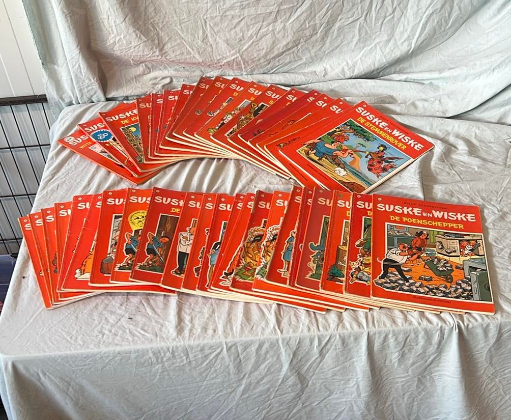Suske en Wiske nummer 67 t/m 100, Meerdere stripboeken, Ophalen, Gelezen