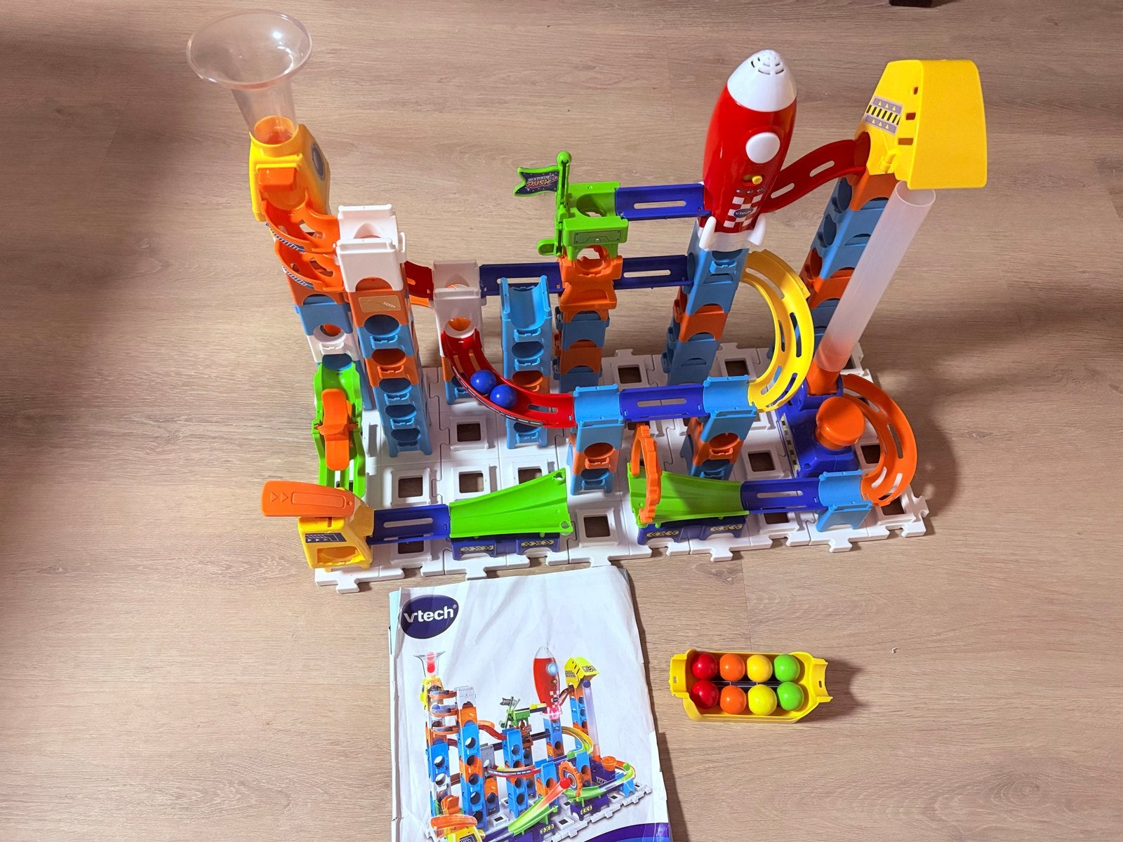 Vtech Marble Rush Rocket Set knikkerbaan, Ophalen of Verzenden, Zo goed als nieuw, Jongen of Meisje