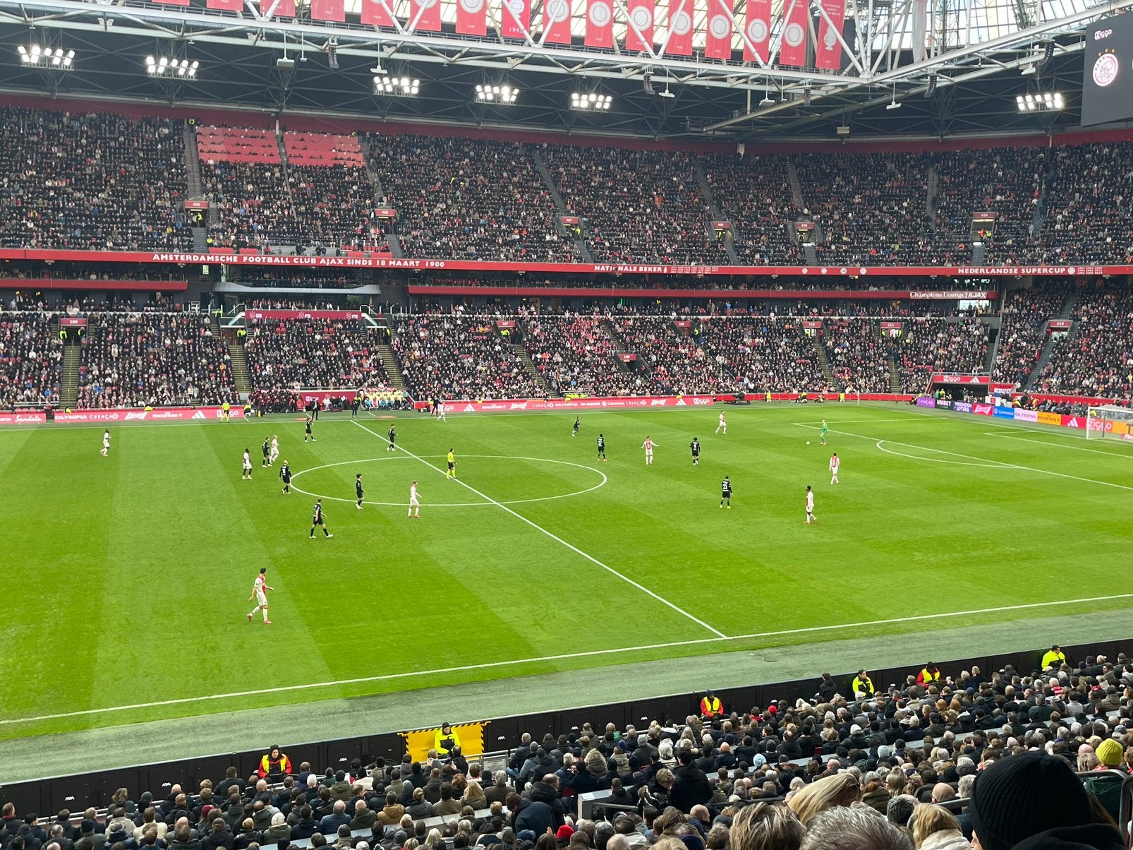 4 x AJAX - Excelsior 19/9, Losse kaart, Drie personen of meer, Oktober