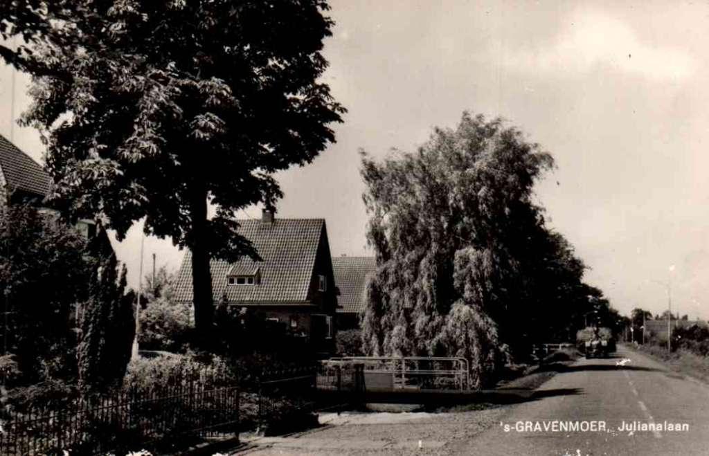 's Gravenmoer  Julianalaan, Verzenden, 1960 tot 1980, Gelopen, Noord-Brabant