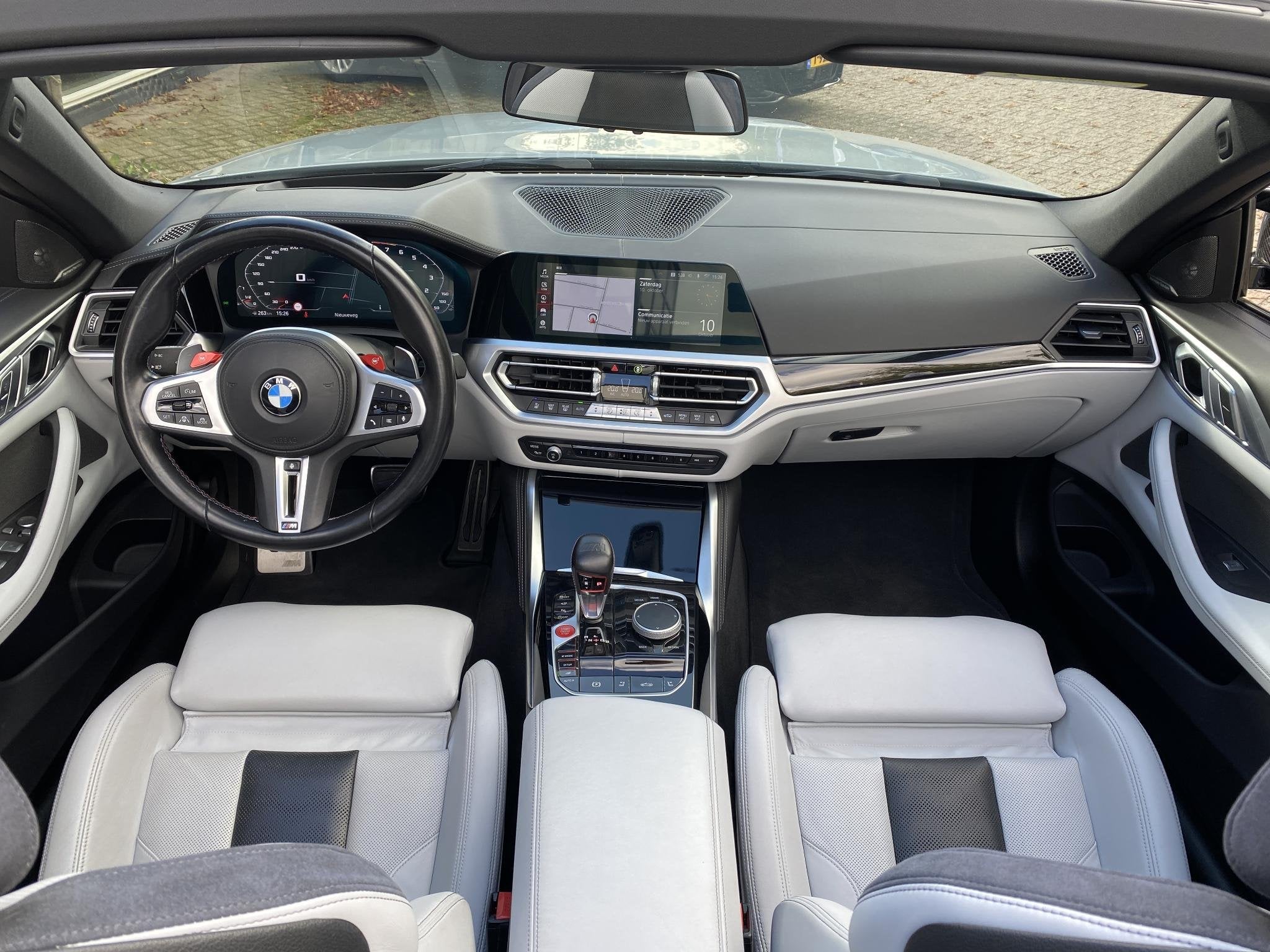 BMW 4-serie Cabrio M4 xDrive Competition Stoel + Nek + Stuur, Automaat, Gebruikt, Euro 6, Cabriolet