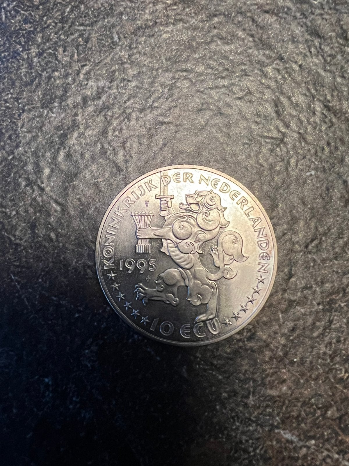 10 ECU Munt 1995 - Koningin Wilhelmina Bevrijding, Ophalen of Verzenden, Koningin Wilhelmina, Overige waardes, Losse munt