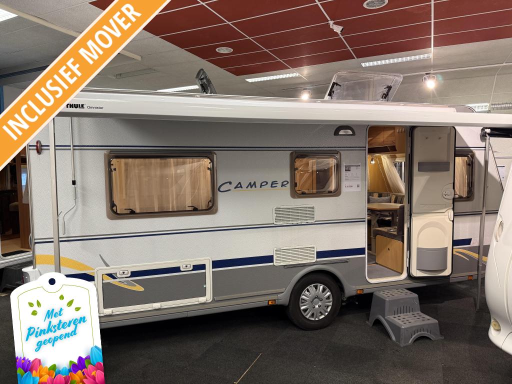 DETHLEFFS CAMPER 470 V 2 BEDDEN RONDZIT MOVER LUIFEL (TOP), Caravans en Kamperen, Caravans, Rondzit, Bedrijf, Overige typen, Dethleffs