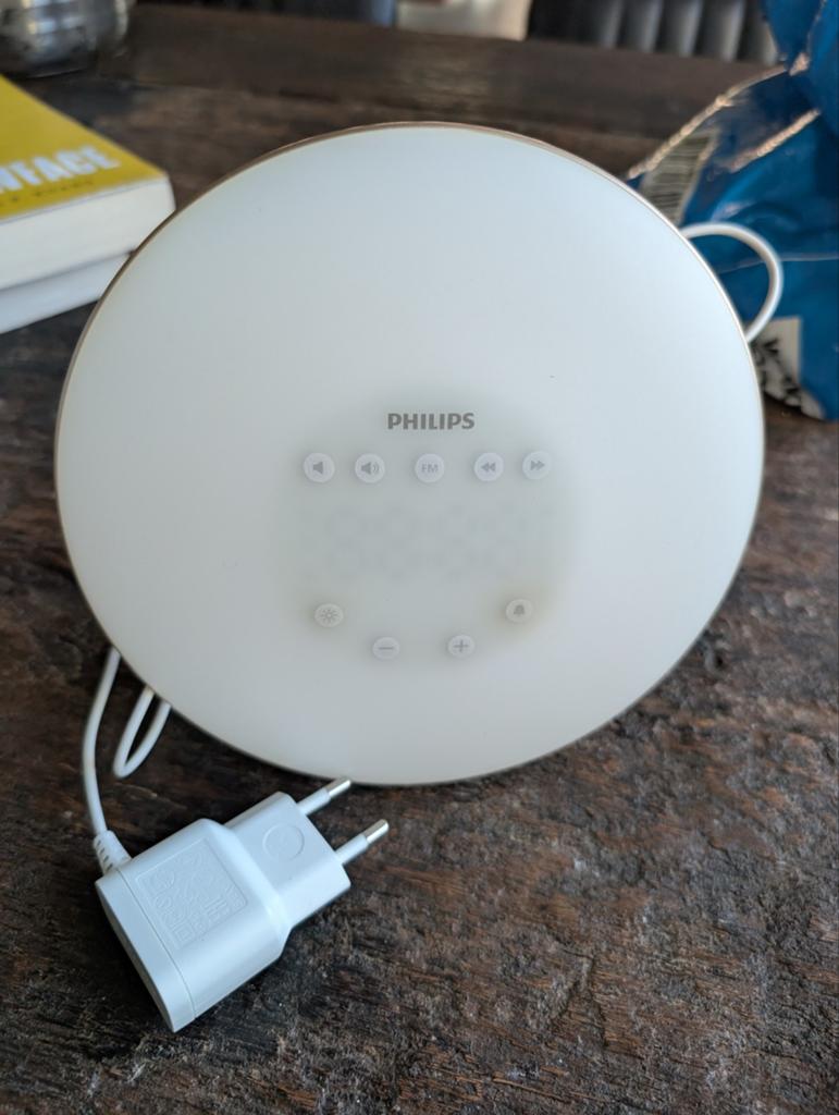 Philips Wake-up Light HF3500/01 - Lichtwekker, Ophalen of Verzenden, Gebruikt, Digitaal
