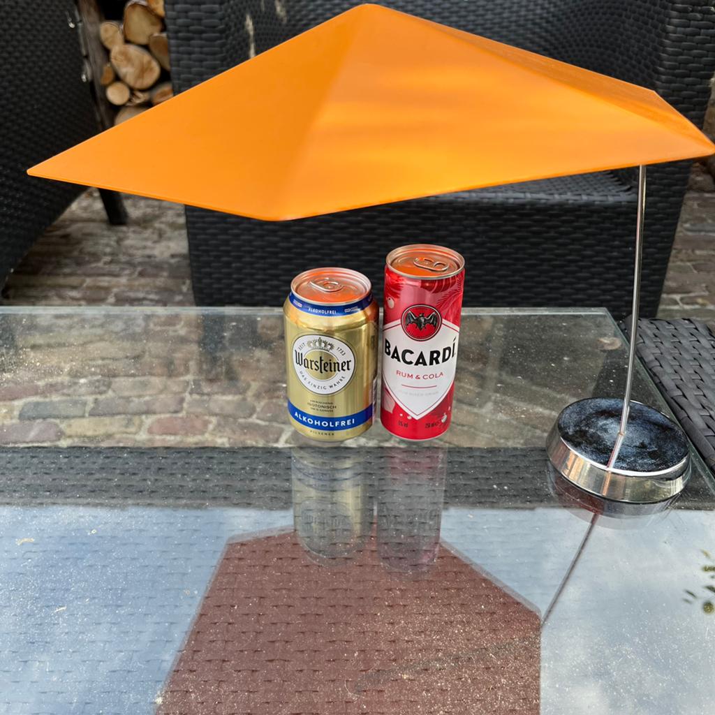 Oranje WK mini-tafelparasol, Ophalen of Verzenden, Nieuw, Overige typen, Oranje of Koningsdag
