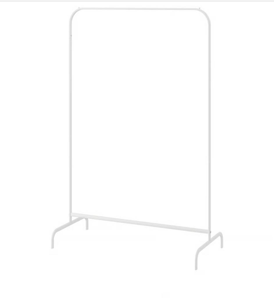 IKEA MULIG Clothes rack, white, 99x152 cm, Ophalen, Gebruikt