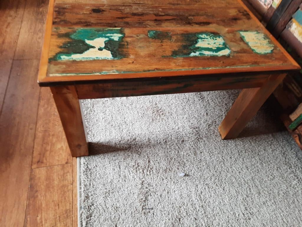 Gerecycled salontafel, Ophalen, 100 tot 150 cm, 50 tot 100 cm, Minder dan 50 cm
