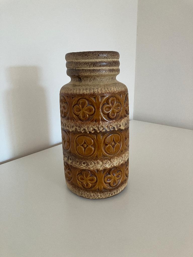 Scheurich vintage vaas, Huis en Inrichting, Woonaccessoires | Vazen, Gebruikt, Overige kleuren, Aardewerk of Porselein, Ophalen of Verzenden