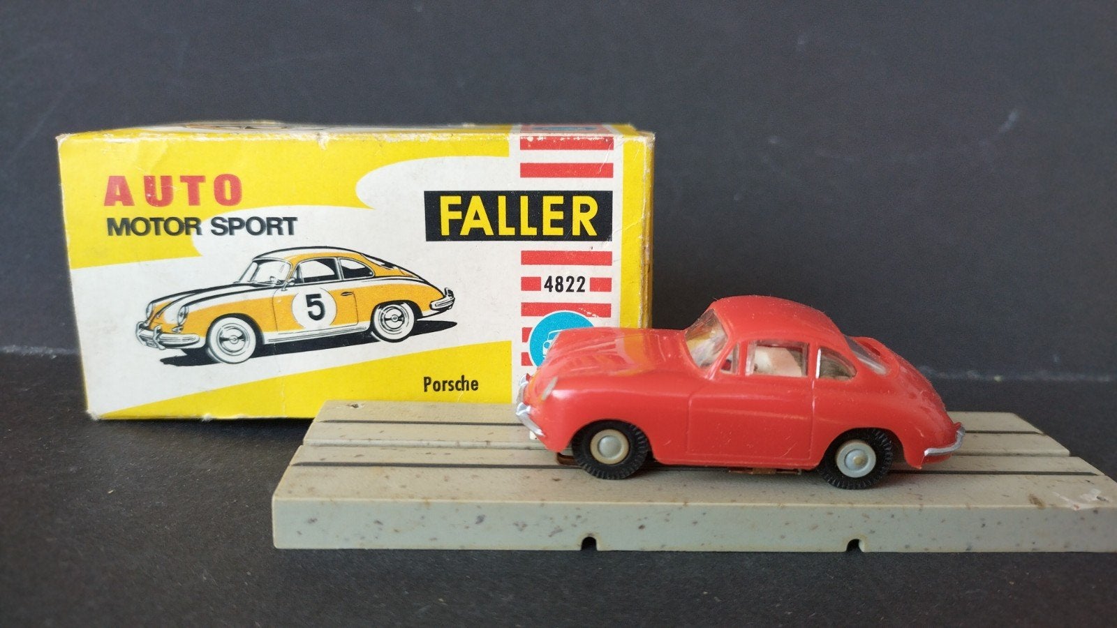 Porsche 356 Faller AMS Slotrace mint Box Pol, Auto, Verzenden, M, Zo goed als nieuw