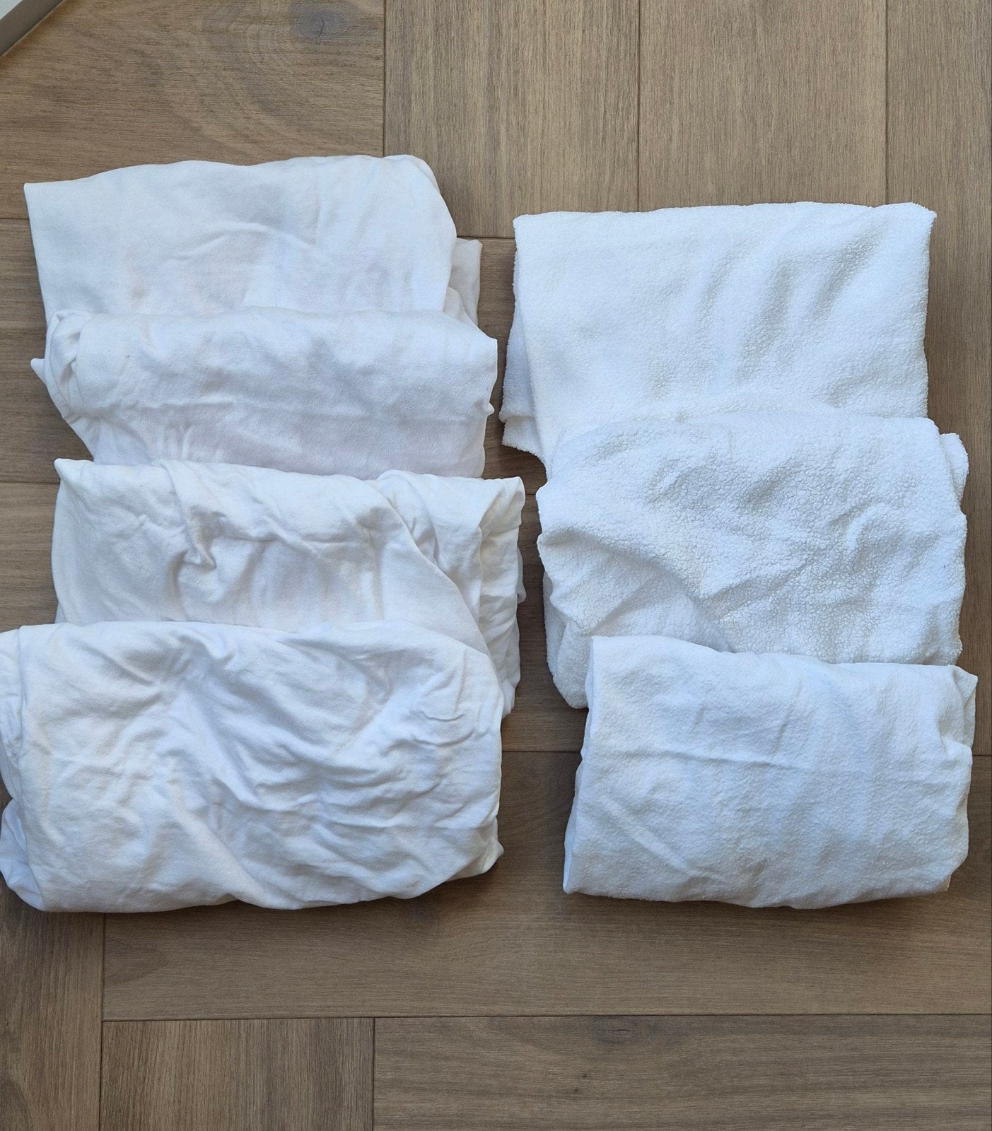 moltons + hoeslakentjes co sleeper, Kinderen en Baby's, Jongetje of Meisje, Wit, Meyco, Ophalen of Verzenden