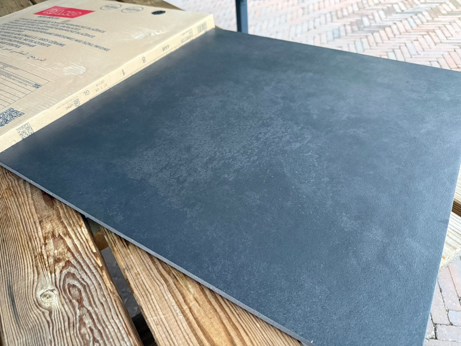 Nieuwe RAKO vloertegels 60x60 cm - donkergrijs/antraciet, Ophalen, 60 cm of meer, Keramiek, Nieuw