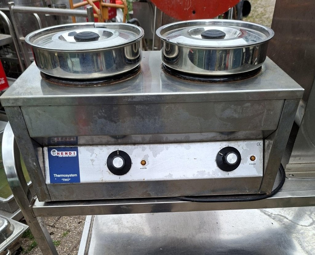 Hendi Thermosystem "TWO" Warmhouder, Ophalen, Hendi, Zilver, Metaal