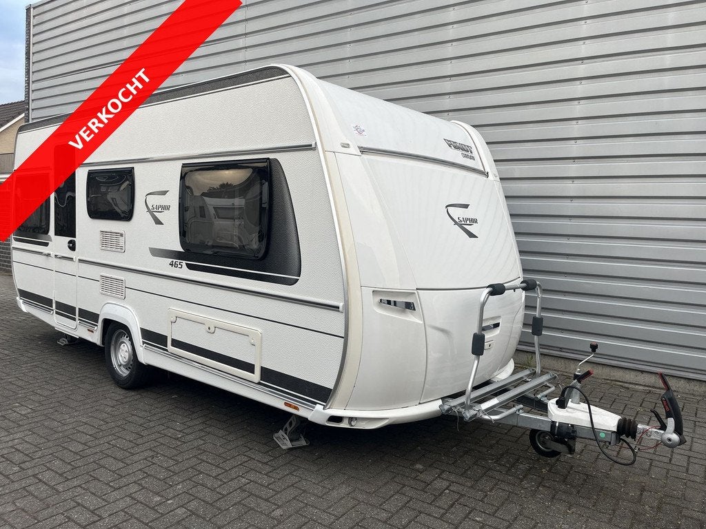Fendt 465 TG Saphir VERKOCHT (bj 2017), Caravans en Kamperen, Schokbreker, Bedrijf, 1250 - 1500 kg, Tot en met 4