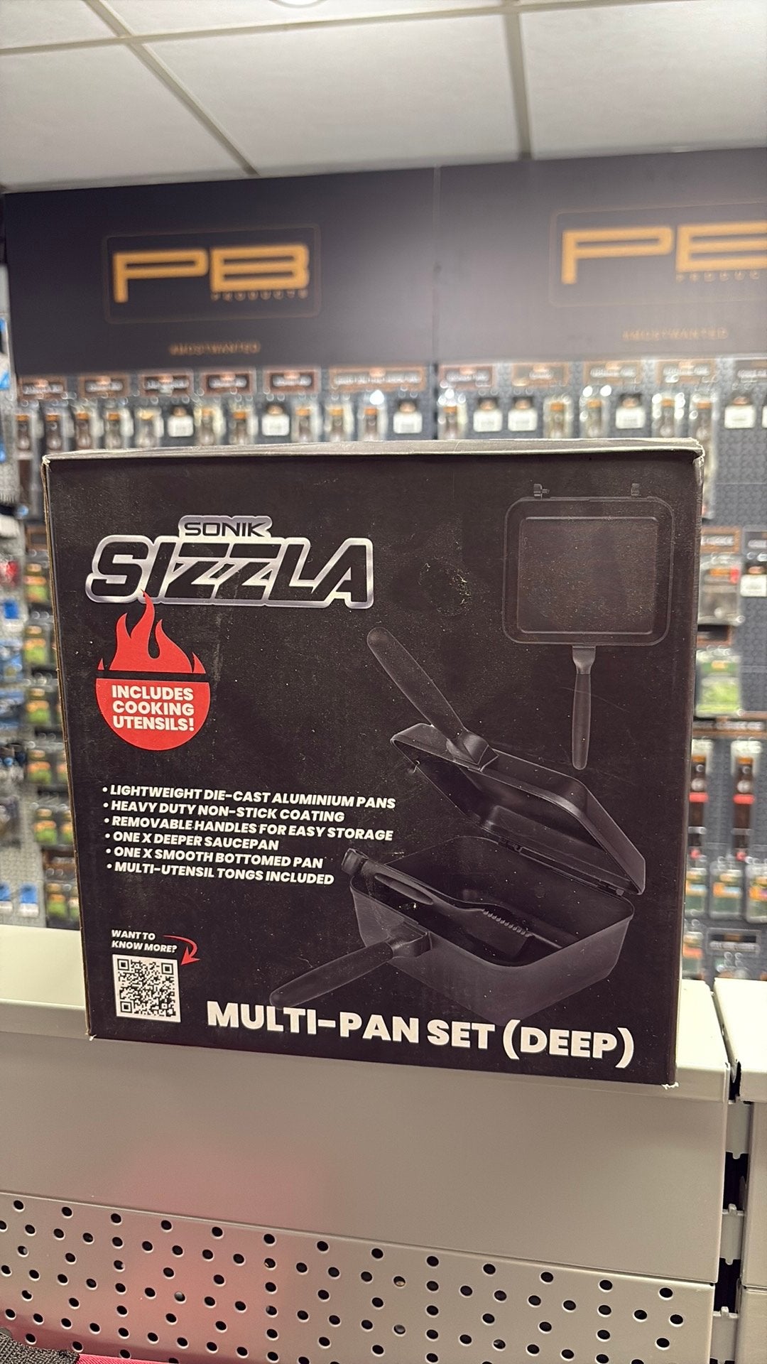 Sonik Sizzla Multi-pan set, Watersport en Boten, Hengelsport | Karpervissen, Overige typen, Ophalen of Verzenden, Zo goed als nieuw