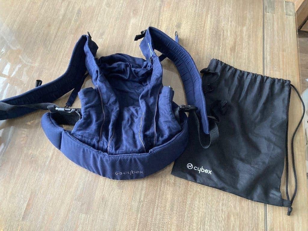 Cybex draagzak midnight blue, Kinderen en Baby's, Babydragers en Draagdoeken, Buik of Rug, Zo goed als nieuw, Draagzak, Ophalen