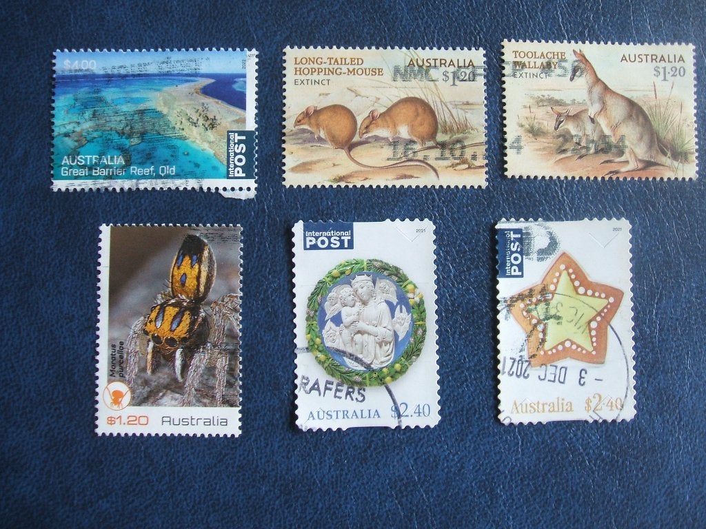 Australie  diverse zegels, Ophalen of Verzenden, Gestempeld
