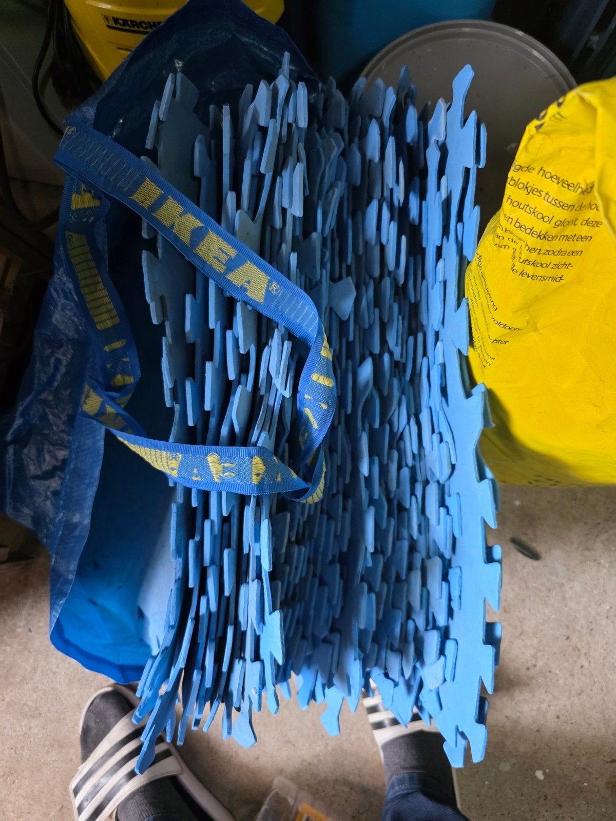 Blauwe zwembadtegels (40-50 stuks) - Bescherm je zwembad, Ophalen of Verzenden