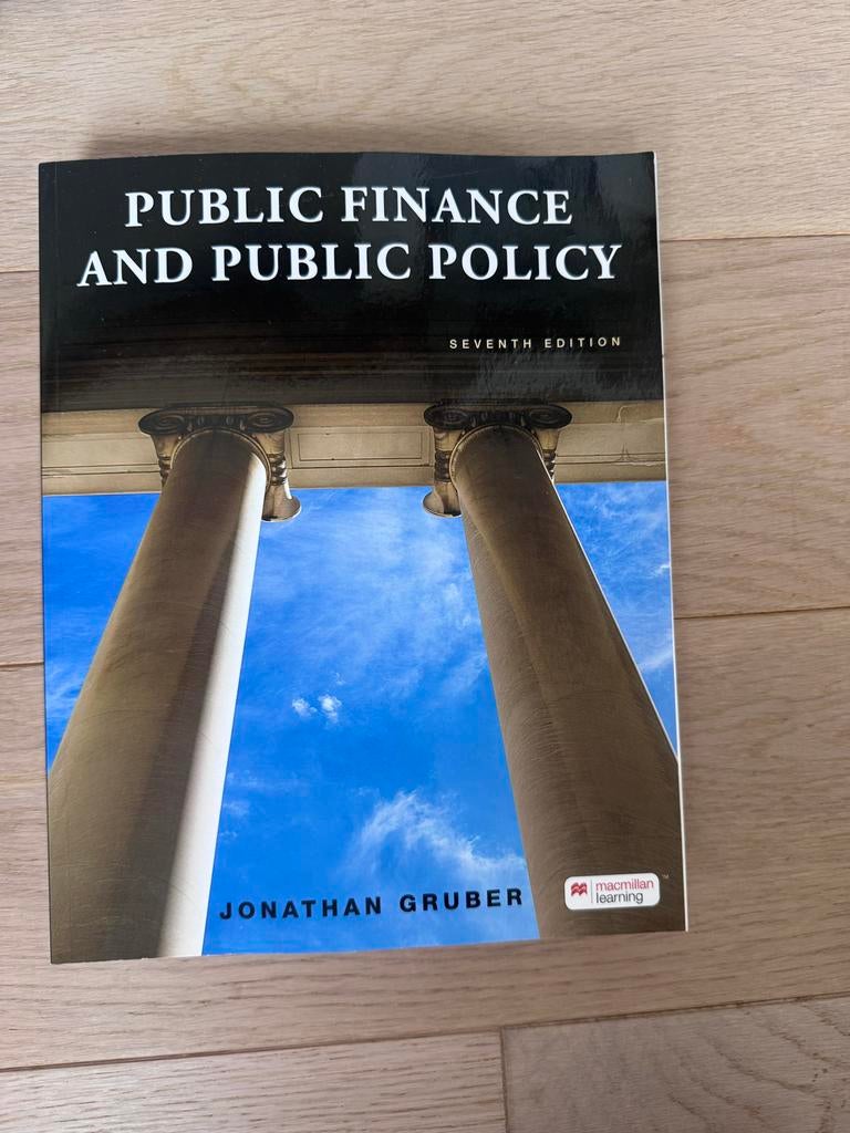Public Finance and Public Policy - Jonathan Gruber, Ophalen of Verzenden, Gamma, Nieuw, WO