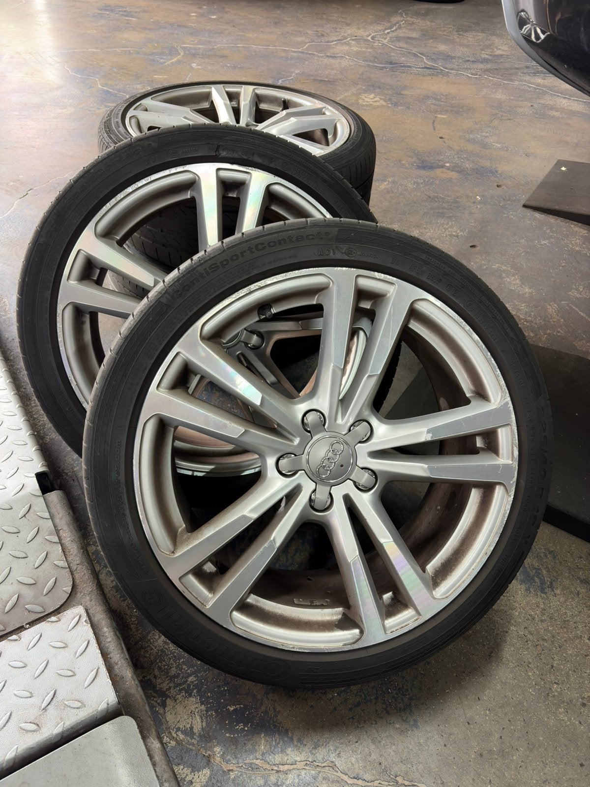 Audi A3 “18 Inch velgen met Continental banden/VW/Seat/Skoda, Ophalen, 18 inch, Velg(en), 235 mm