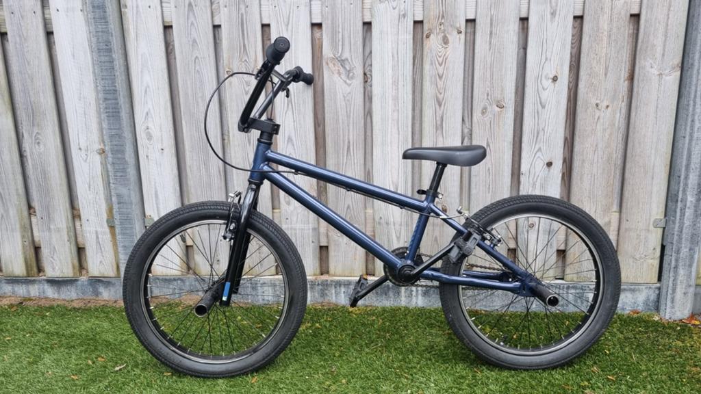 BTWIN BMX voor kinderen Wipe 500 20″ 9-14 jaar blauw, Fietsen en Brommers, Ophalen, Gebruikt, Staal, Btwin