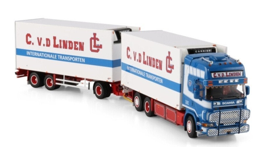 WSI SCANIA R4 KOELTRUCK + KOEL TRAILER - C.  V.D. LINDEN, Wsi, ., Nieuw, Ophalen of Verzenden