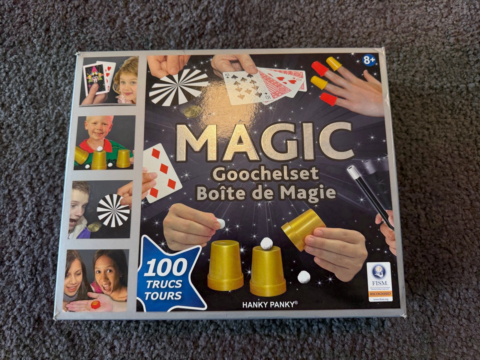 Magic Goochelset - Hanky Panky (touwtje/schijf ontbreekt), Kinderen en Baby's, Ophalen of Verzenden, Gebruikt, Jongen of Meisje