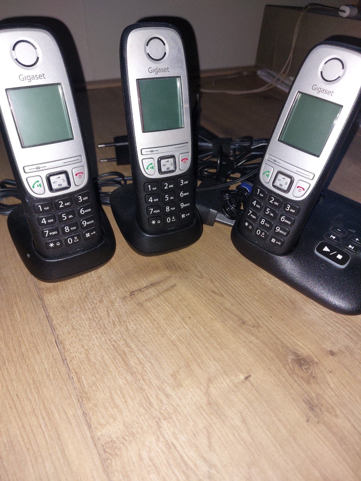 Gigaset draadloze telefoons (3 stuks), Telecommunicatie, Ophalen, Gebruikt, 3 handsets