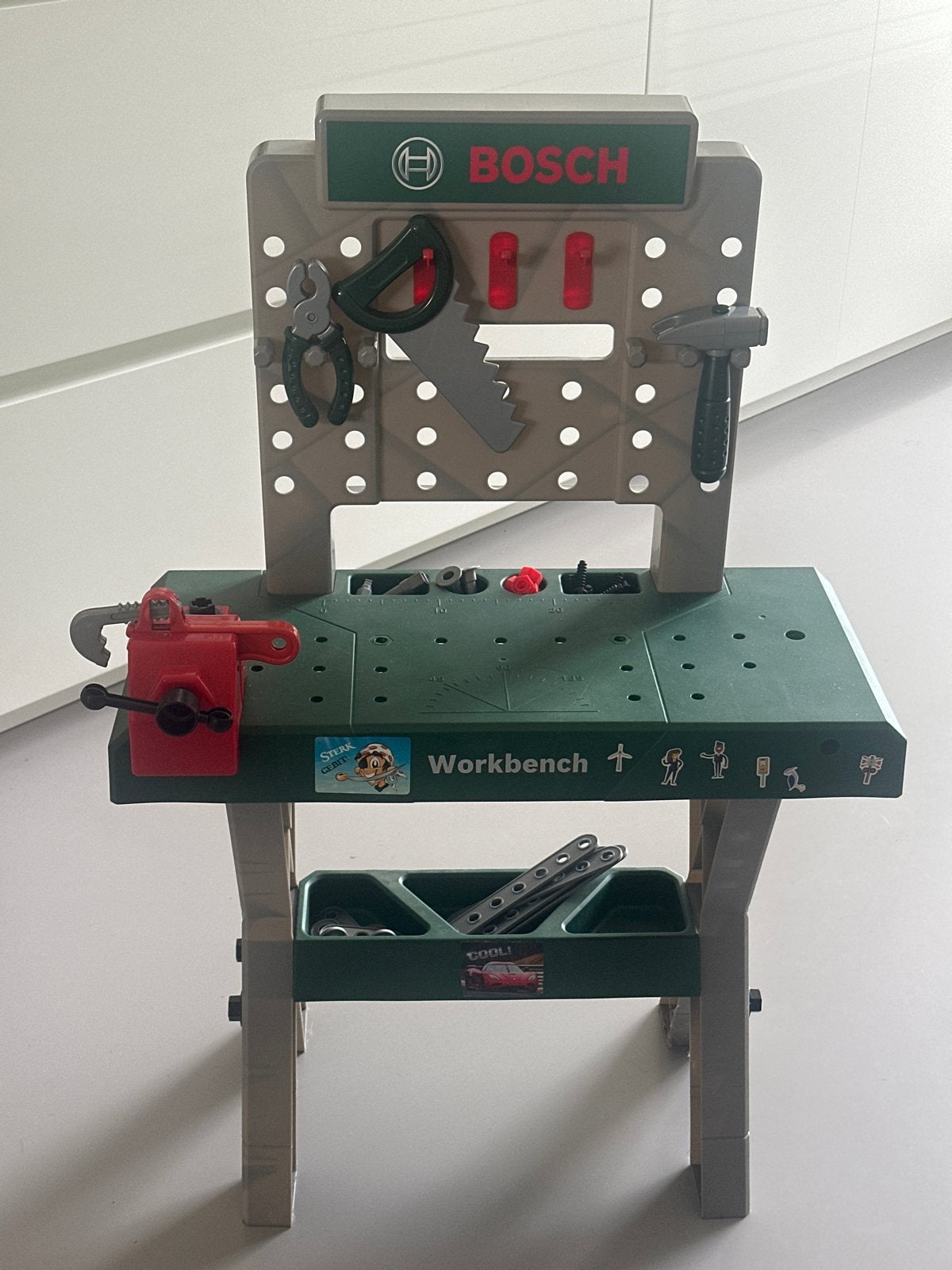 Bosch Werkbank voor Kinderen - Speelgoed Werkbank, Ophalen of Verzenden, Gebruikt, Knutselen