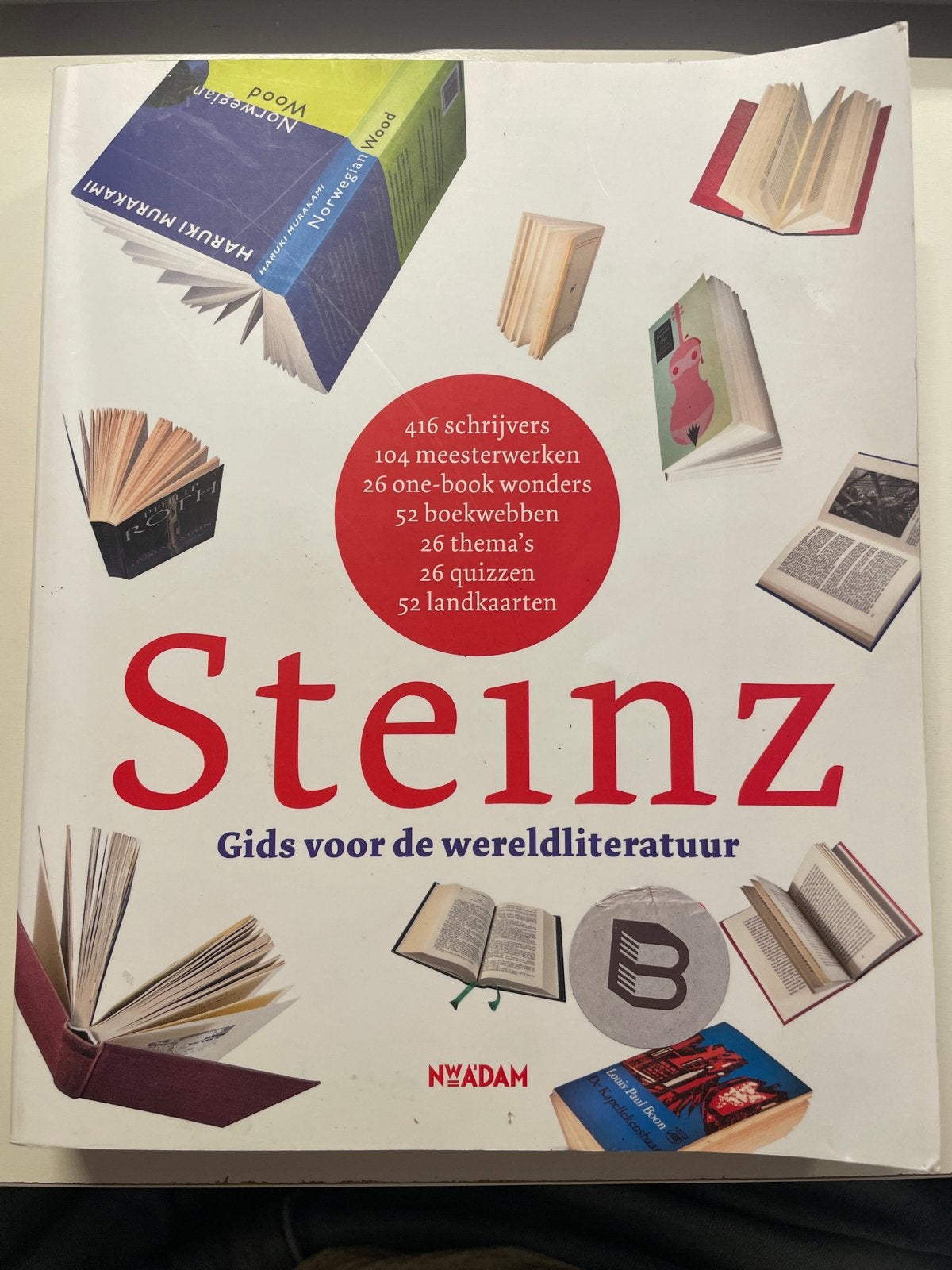 Steinz: Gids voor de wereldliteratuur - Boek, Ophalen of Verzenden, Nieuw, Nederland
