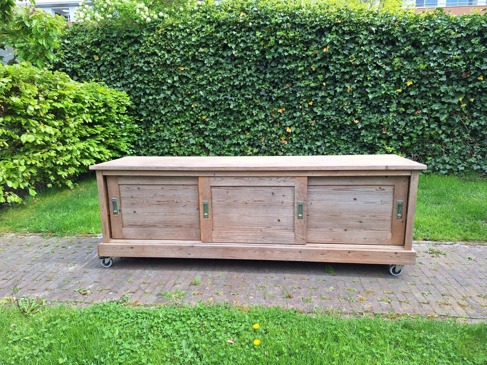 Tv kast (grenen), Huis en Inrichting, Kasten | Dressoirs, Gebruikt, 25 tot 50 cm, Grenenhout, Ophalen