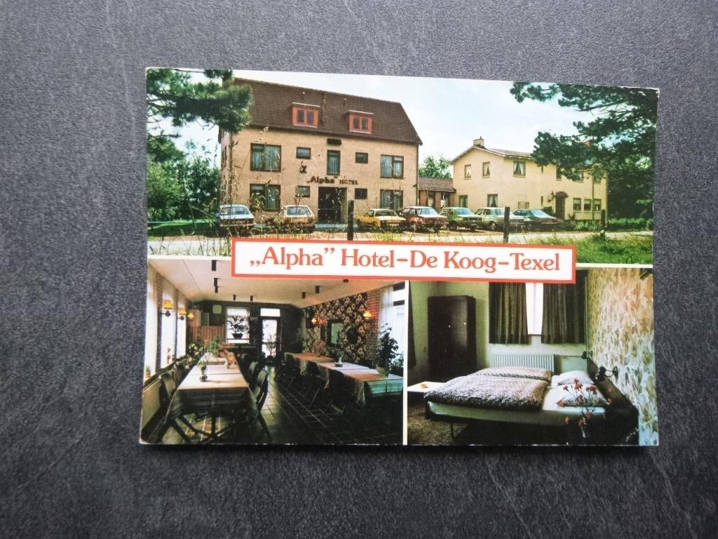 Texel, Alpha hotel/interieur 1981, Verzenden, 1980 tot heden, Gelopen, Waddeneilanden