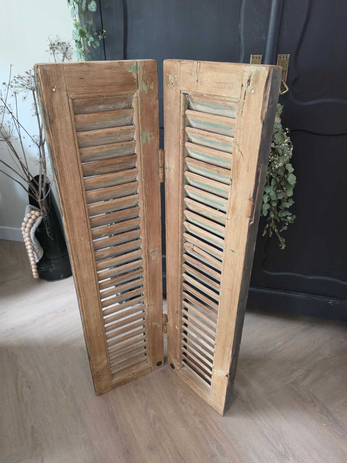 Vintage houten luiken - Decoratieve set, Ophalen