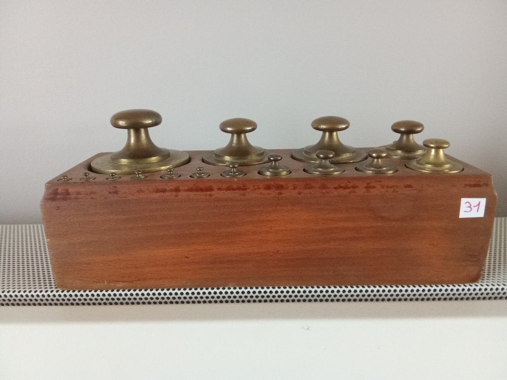 Weegschaal gewichten 2kg - 1gr, Ophalen of Verzenden