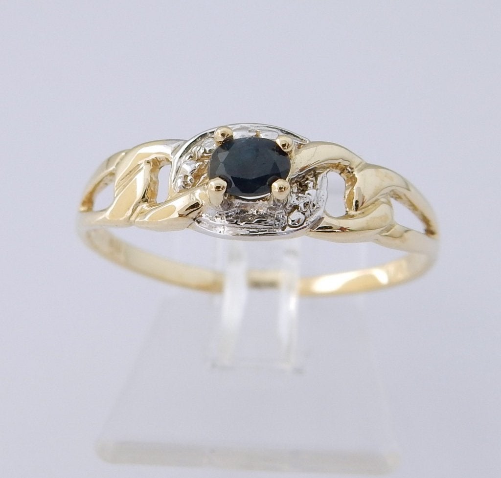 Prachtige 14 karaat Gouden Damesring Ring Saffier M18, Verzenden, Nieuw, Dame, Info@juwelenwereld.nl