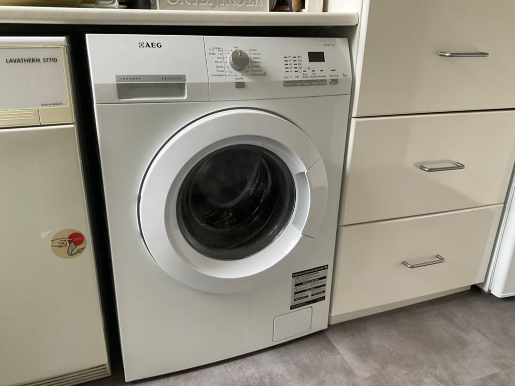 AEG wasmachine 7 kilo 1400 toeren,, Witgoed en Apparatuur, Wasmachines, 6 tot 8 kg, Ophalen, 1200 tot 1600 toeren, 85 tot 90 cm