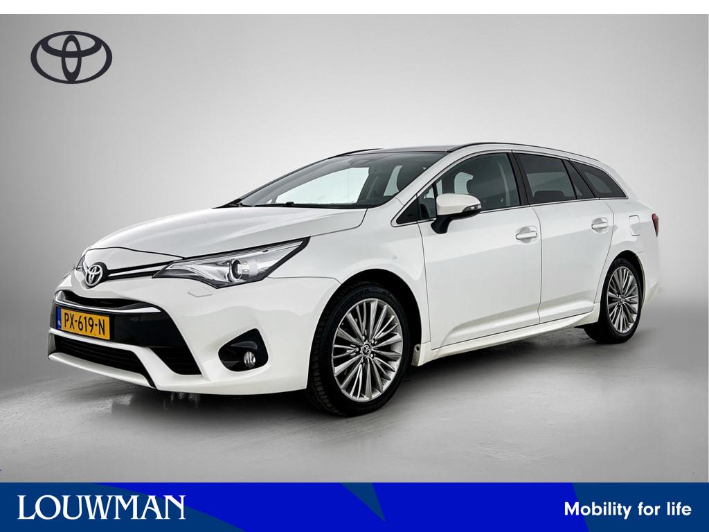 Toyota Avensis Touring Sports 1.8 VVT-i Executive Business P, Auto's, Toyota, 12 maanden, 4 cilinders, Wit, Leder