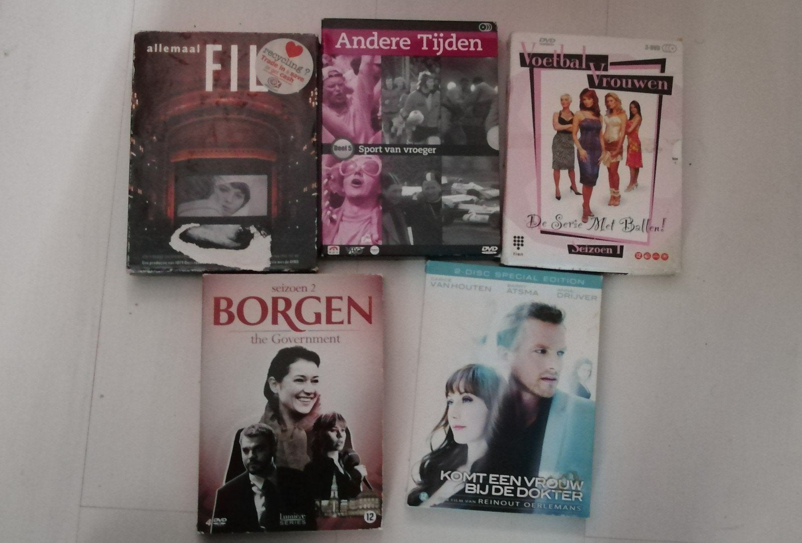 5x DVD series, Ophalen of Verzenden, Gebruikt