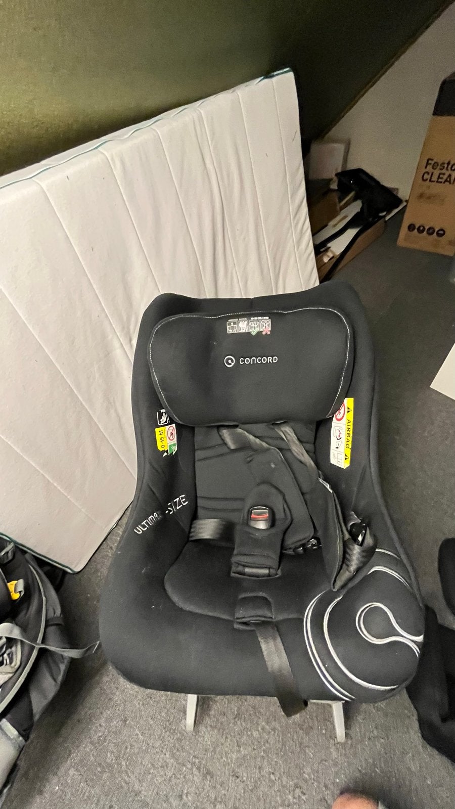 Concord Ultimax i-Size autostoel - Zwart, Gebruikt, 0 t/m 18 kg, Verstelbare rugleuning, Isofix