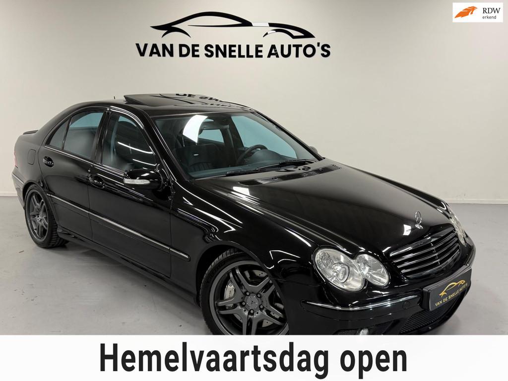 Mercedes-Benz C-klasse AMG 55 NIEUWSTAAT/UNIEK/ONDERHOUDSHIS, Auto's, Mercedes-Benz, Achterwielaandrijving, Gebruikt, 8 cilinders