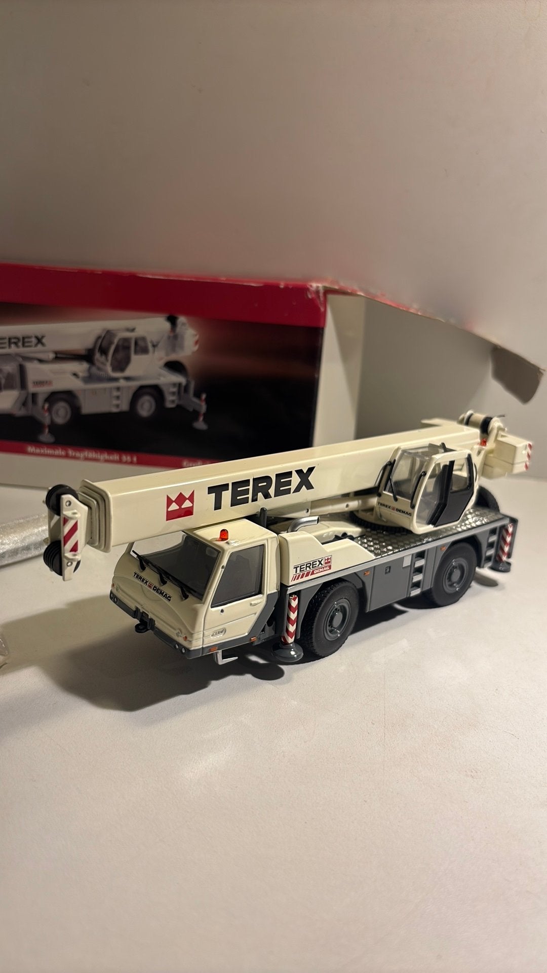 Terex demag ac35 mobile crane /box NZG 1.50, Hobby en Vrije tijd, NZG, Ophalen of Verzenden, Hijskraan, Tractor of Landbouw, A