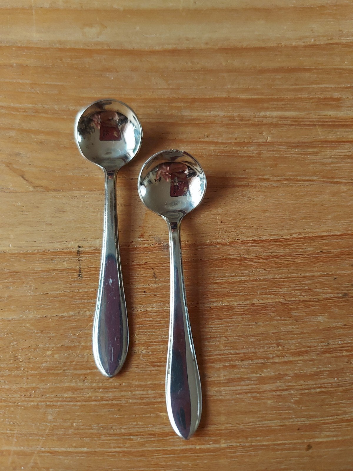 Set van 2 Gero Puntfilet zoutlepeltjes, Verzenden
