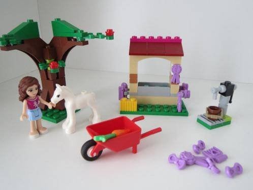 41003 Friends, Olivia's veulentje met bouwtekening, Ophalen of Verzenden, Zo goed als nieuw, Complete set, Lego