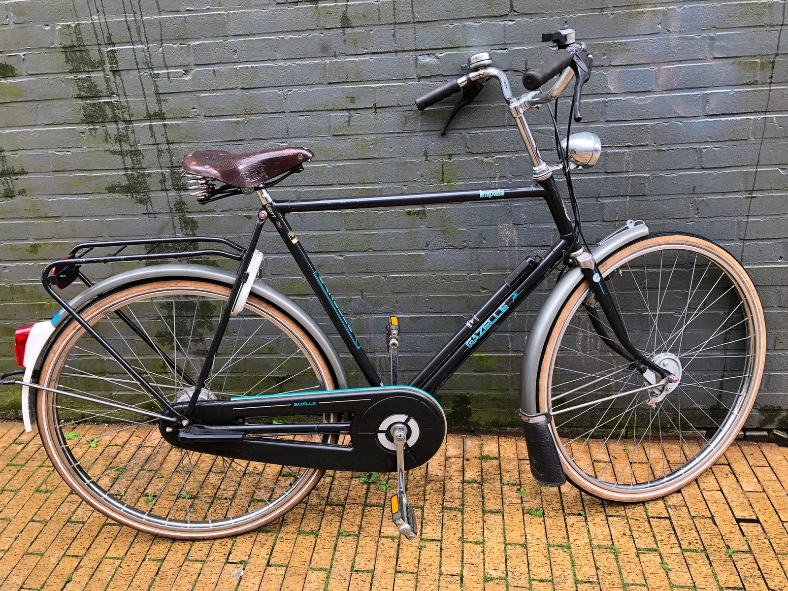 Originele Gazelle Impala vintage herenfiets 28 inch, Ophalen, Gebruikt, Versnellingen, 61 tot 65 cm