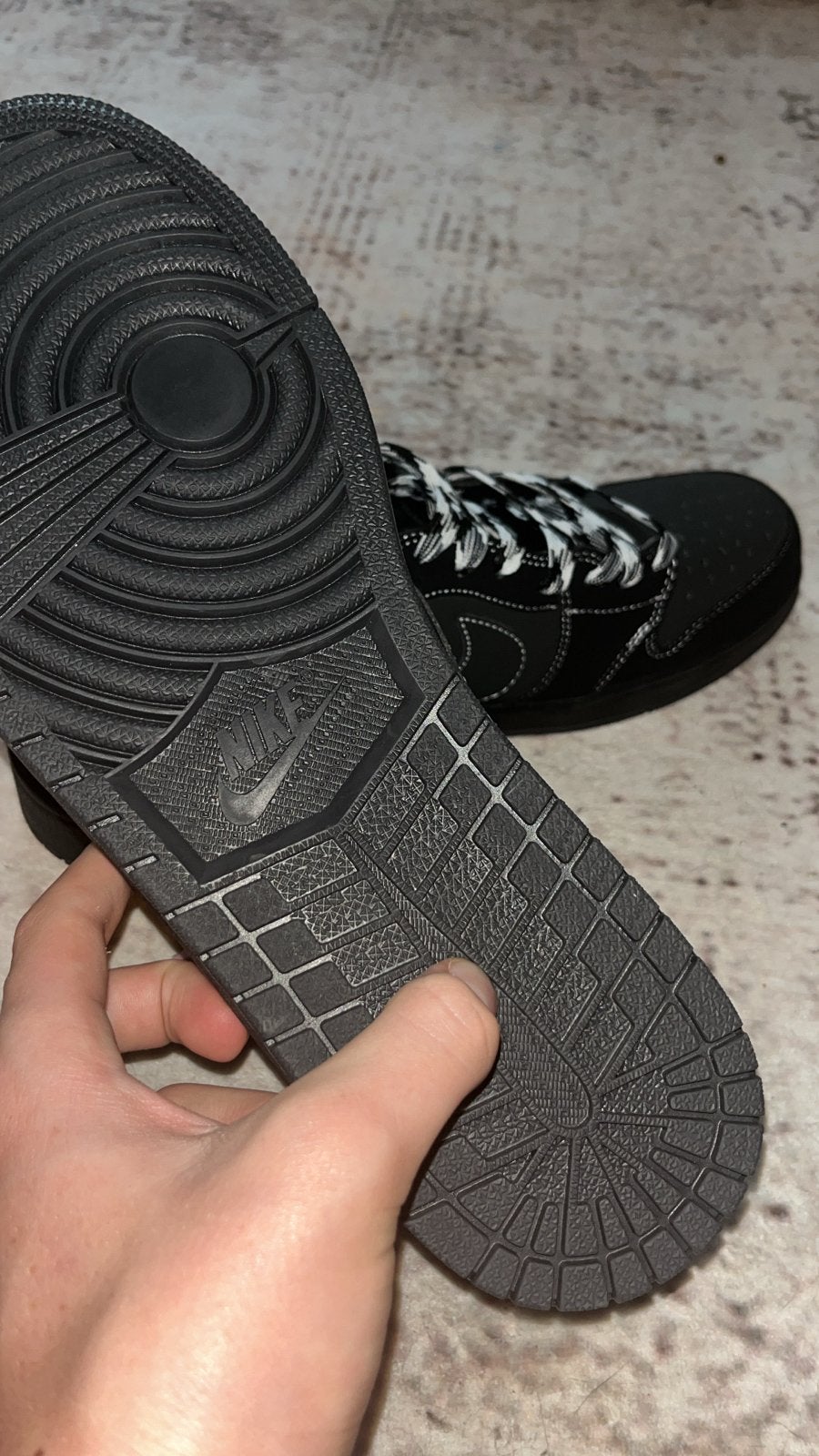 Nike Air Jordan 1 Low Travis Scott Black Phantom, Ophalen of Verzenden, Nieuw, Zwart, Sneakers of Gympen