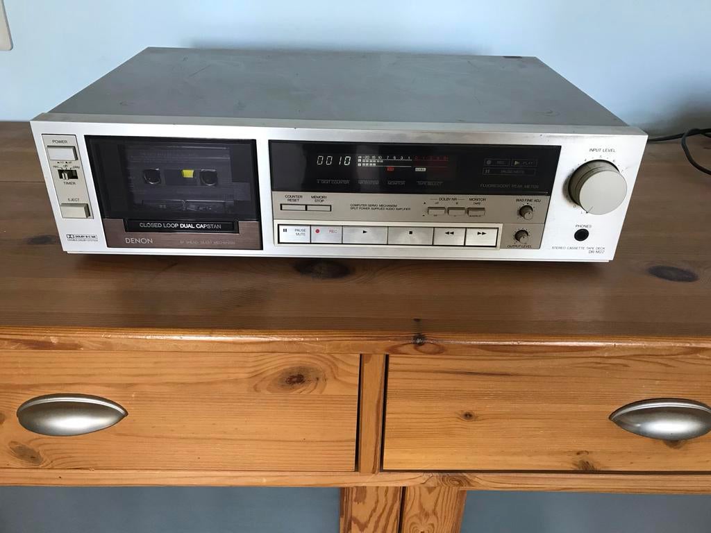 Denon DR-M22 Cassettedeck - Vintage Hifi, Audio, Tv en Foto, Ophalen of Verzenden, Enkel, Denon, Tiptoetsen