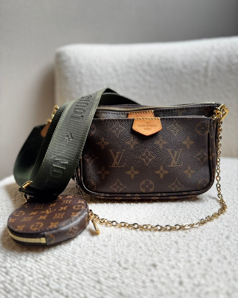 Louis Vuitton Multi Pochette Accessoires tas, Sieraden, Tassen en Uiterlijk, Tassen | Damestassen, Gebruikt, Schoudertasje, Bruin