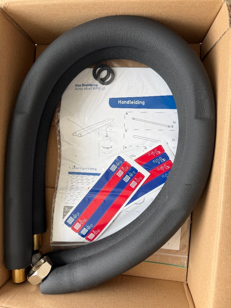 3x Nieuwe Itho Daalderop Aansluitset WPU 5G (04-00142), Nieuw, Ophalen of Verzenden, Minder dan 3 jaar oud, Minder dan 20 liter