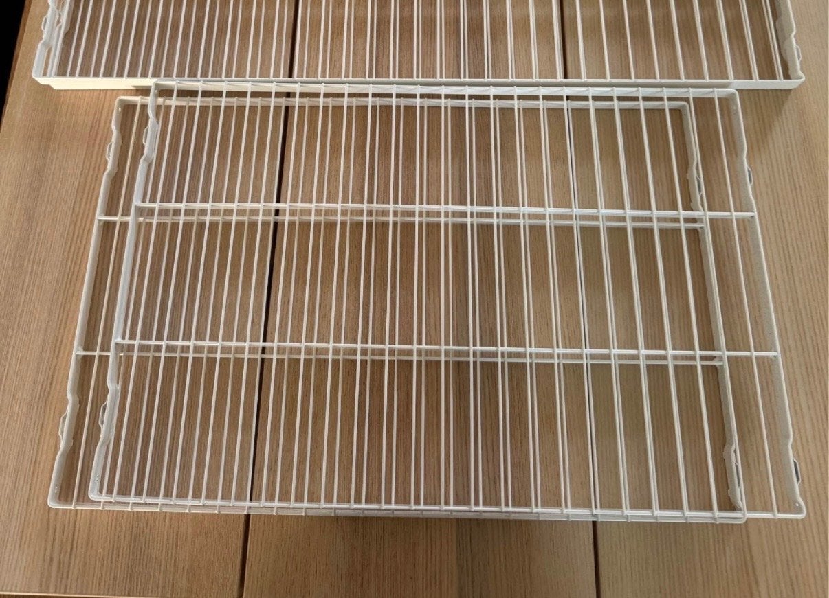 IKEA BOAXEL draadrooster  Planken (2 stuks) – wandsysteem, Ophalen, Zo goed als nieuw