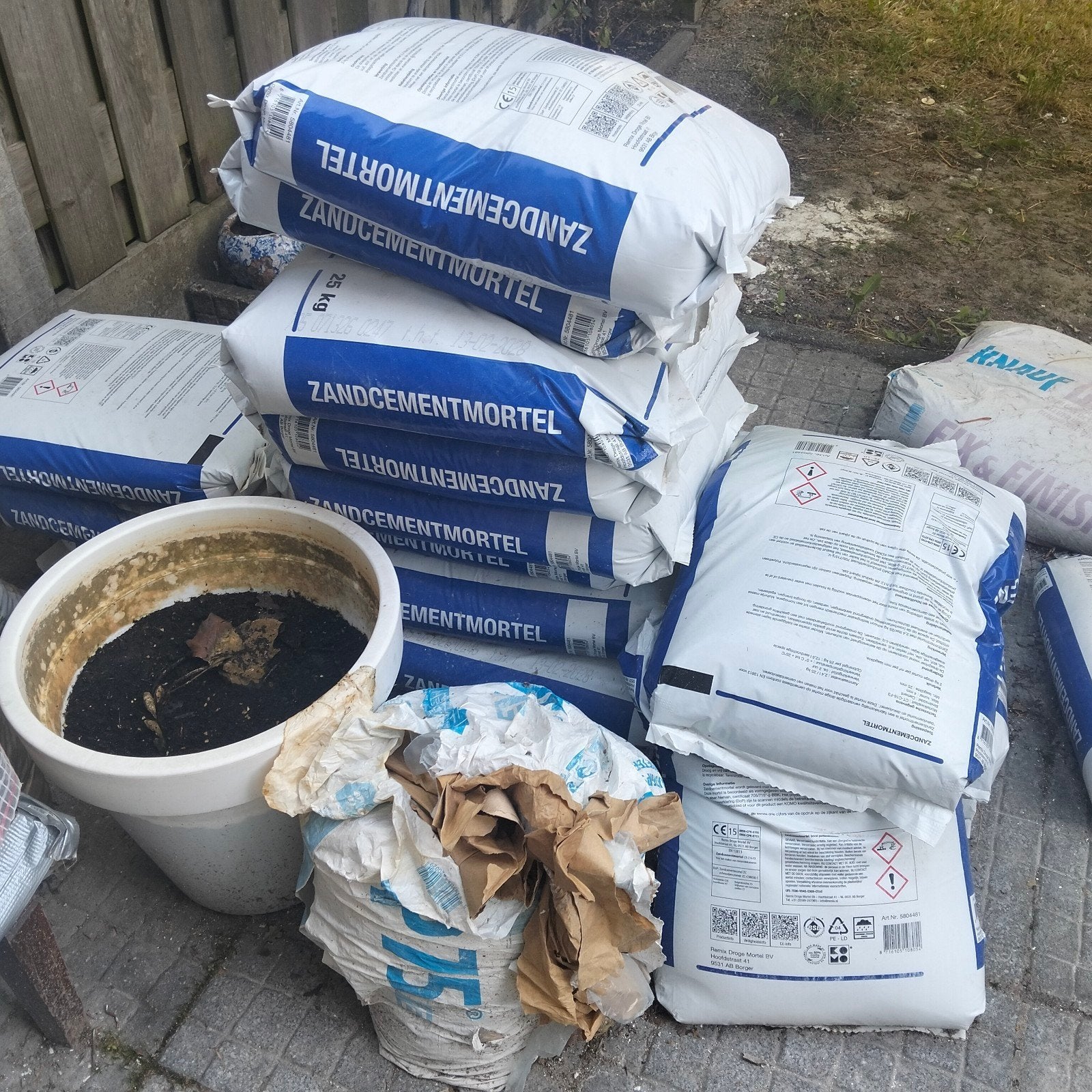 Zandcement mortel, Ophalen of Verzenden, Nieuw, Overige typen